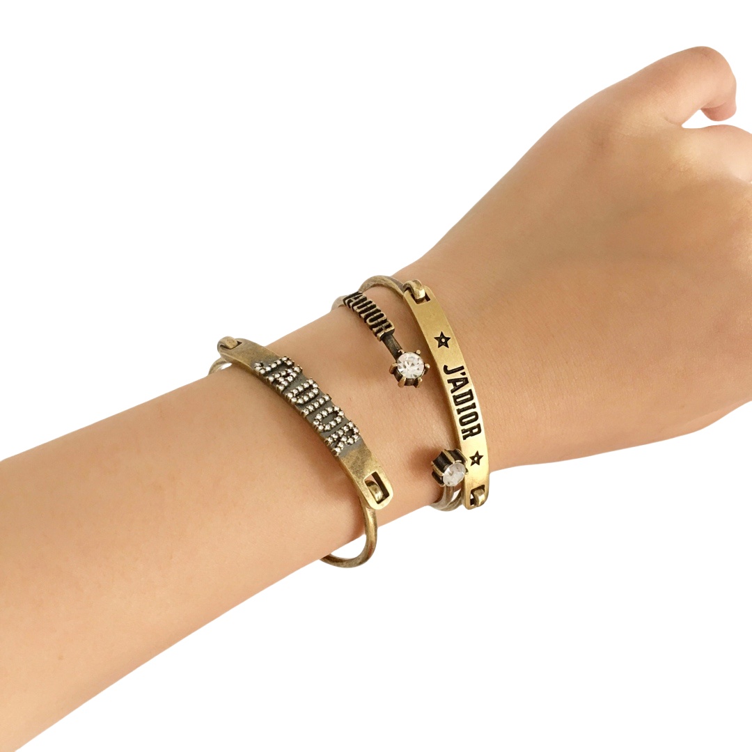 CDS021 CD bracelet 3 piece set - ccjewelryacc