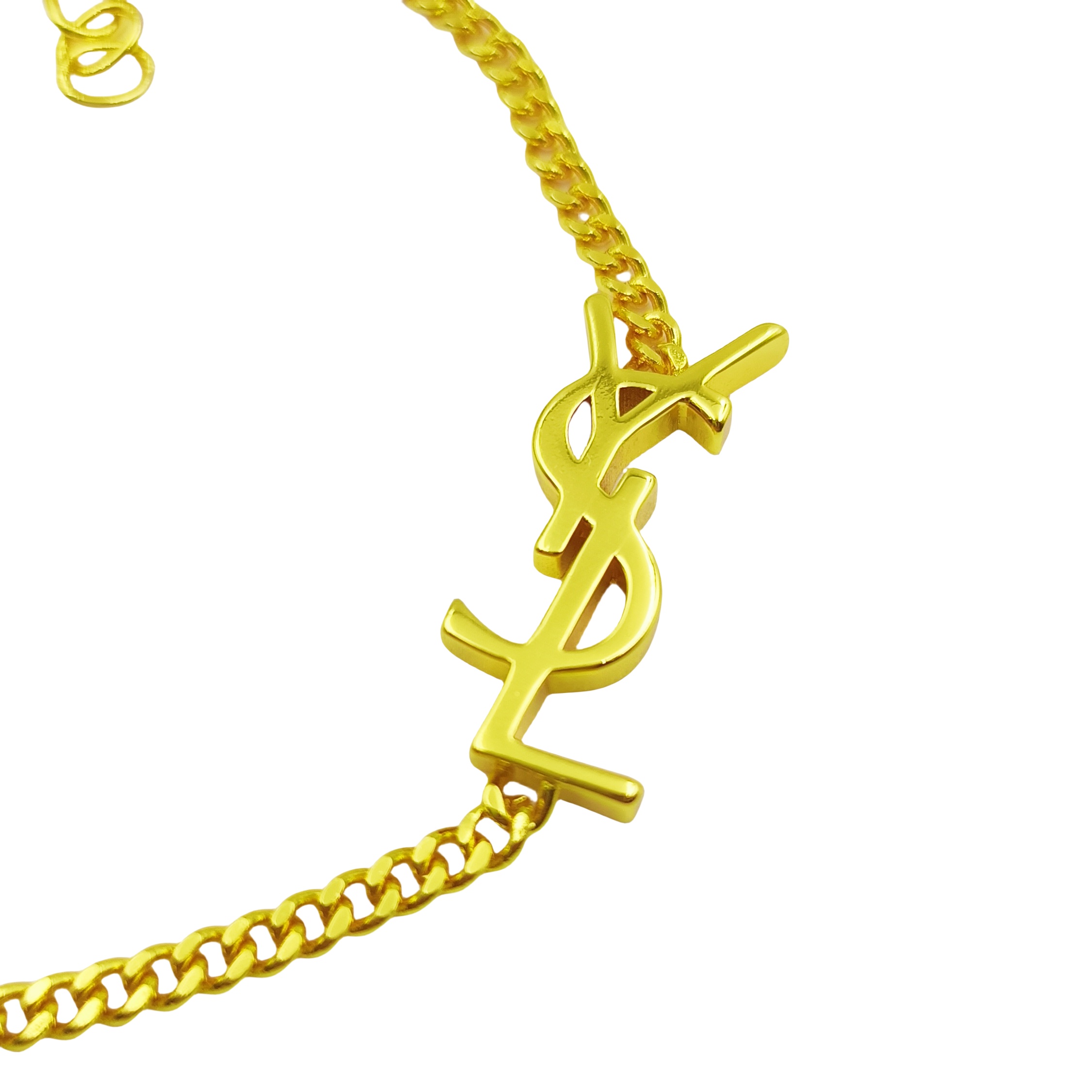 YYS001 CASSANDRE charm bracelet in metal and rhinestone - ccjewelryacc