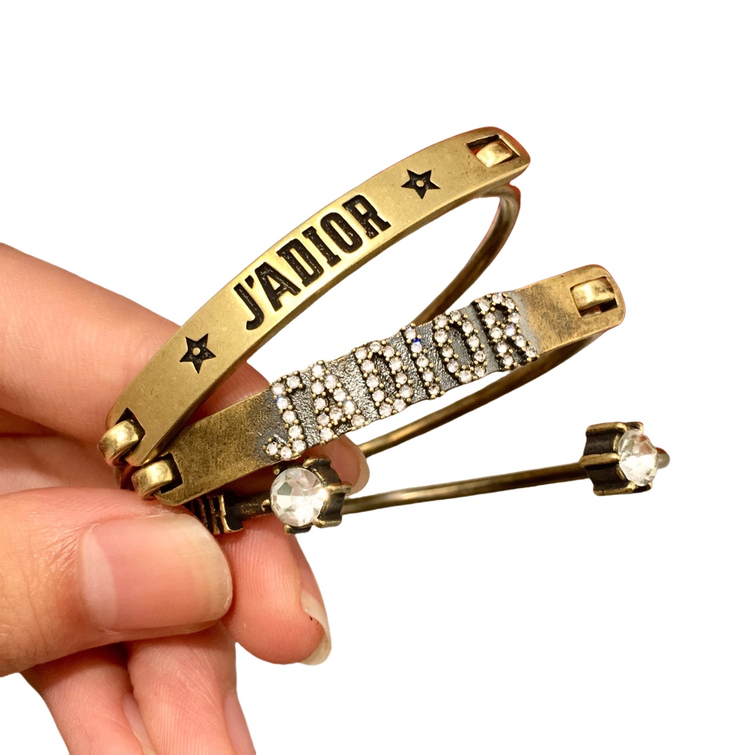 CDS021 CD bracelet 3 piece set - ccjewelryacc