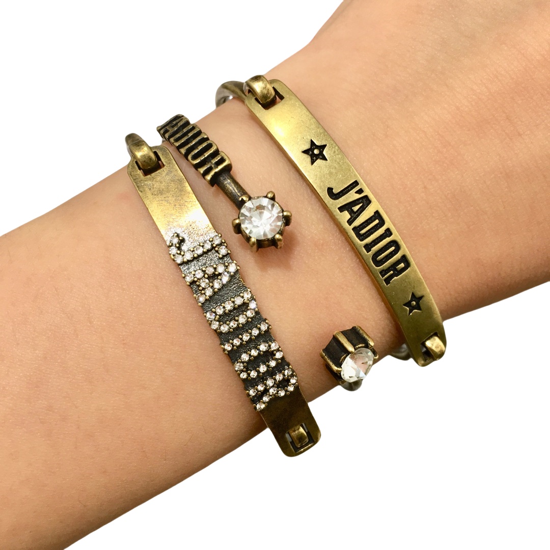 CDS021 CD bracelet 3 piece set - ccjewelryacc