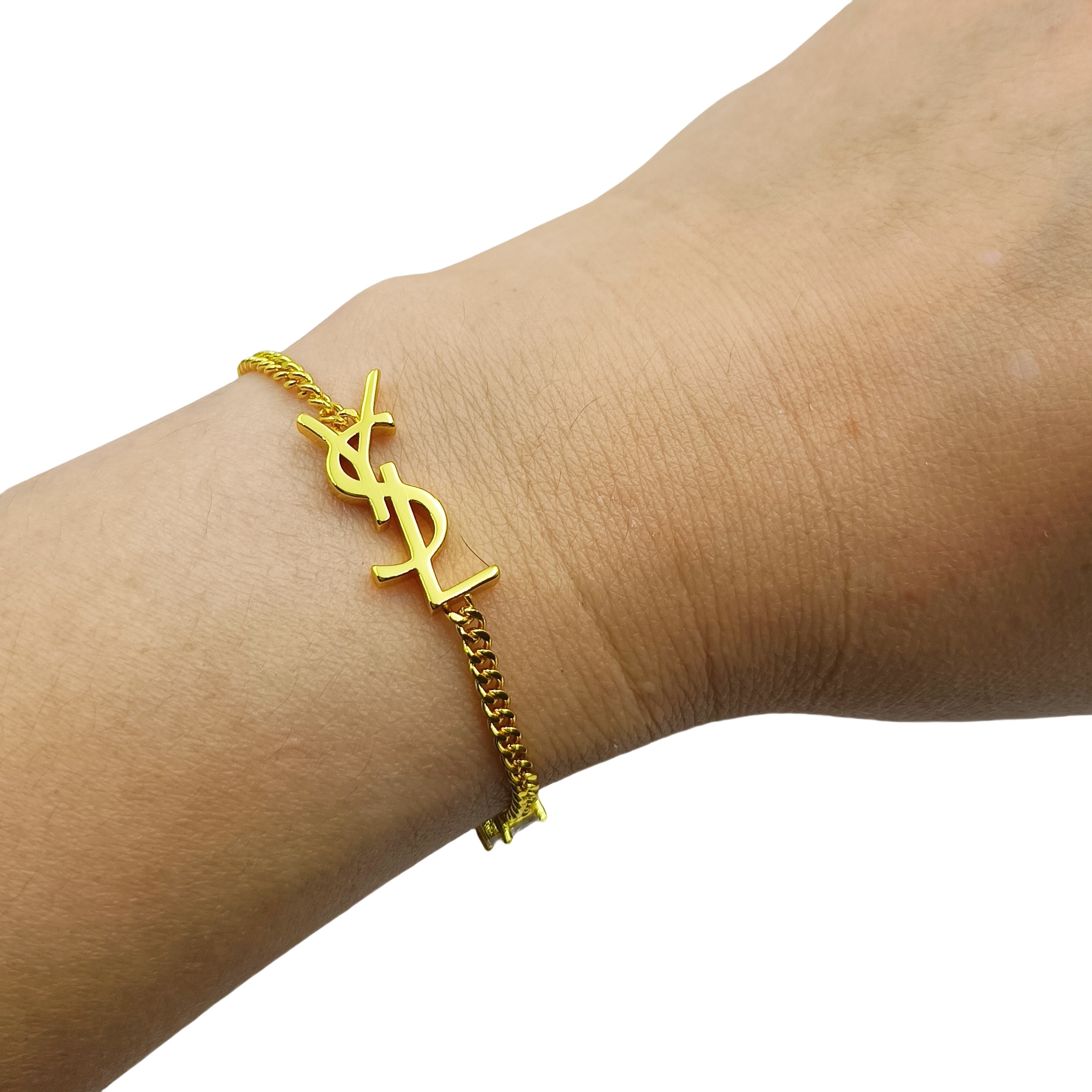 YYS001 CASSANDRE charm bracelet in metal and rhinestone - ccjewelryacc