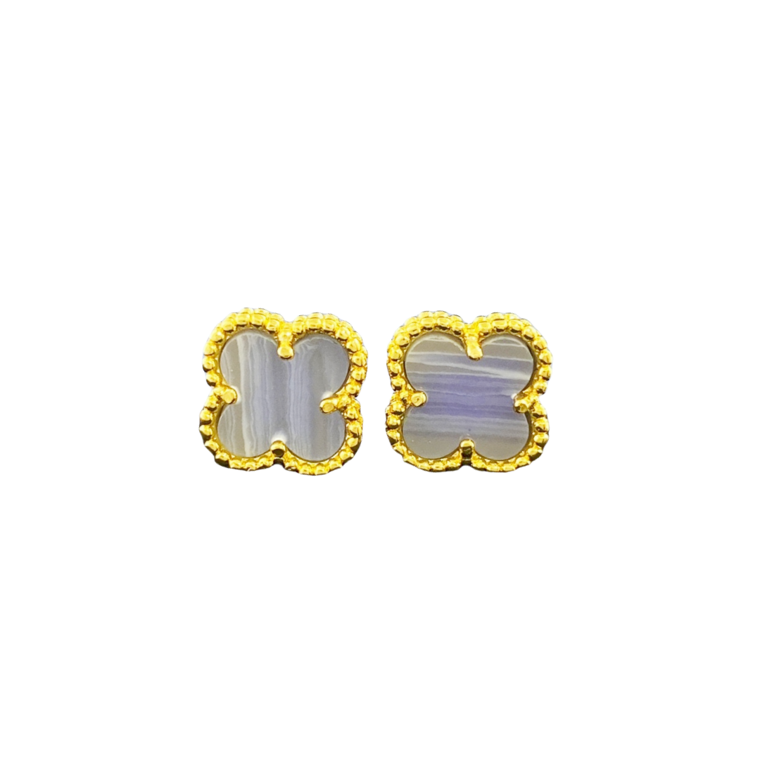 VCE028 Mini VCA sweet alhambra stud earring - ccjewelryacc