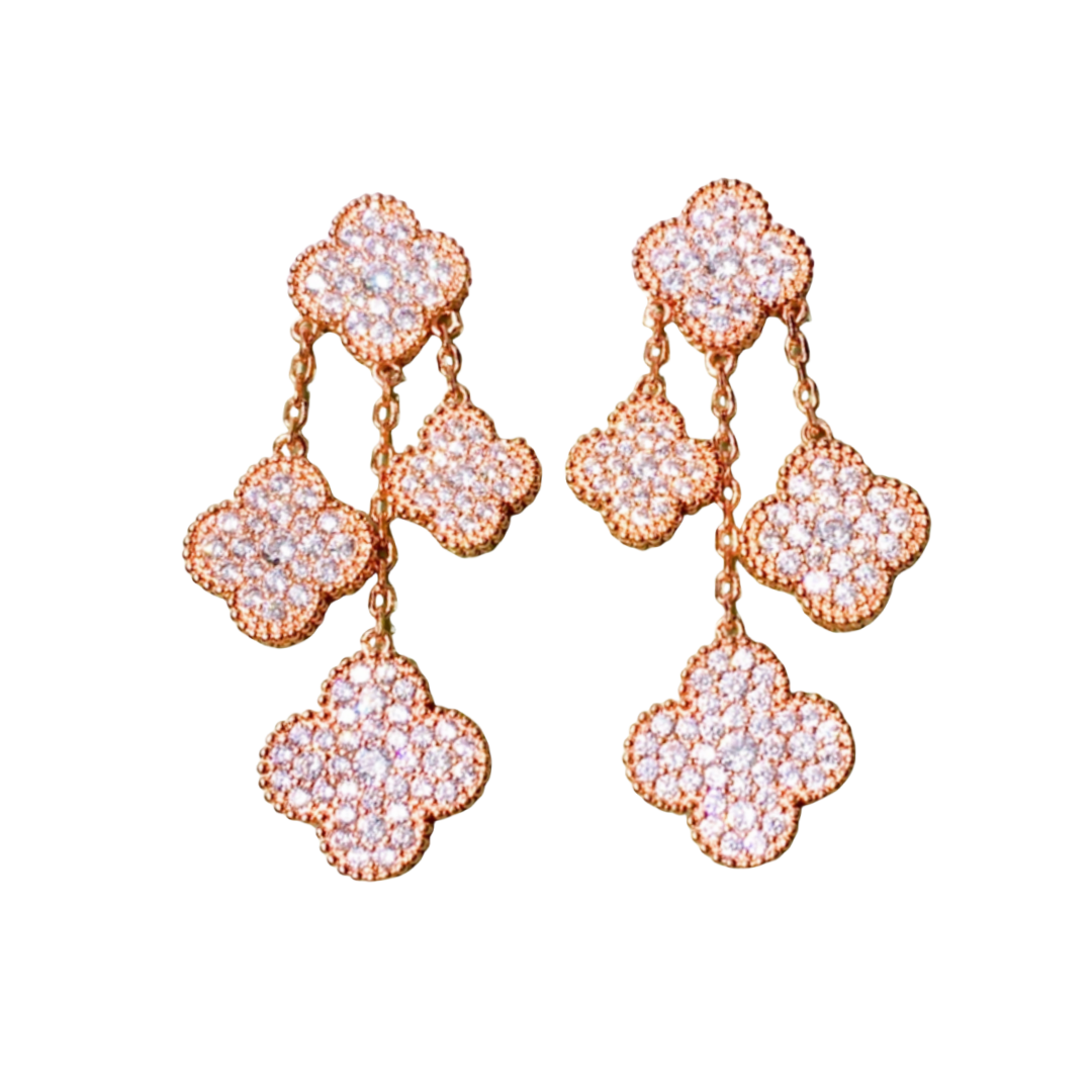 VCE013 VCA Vintage Magic Alhambra earring 4 motifs - ccfashionjewelry
