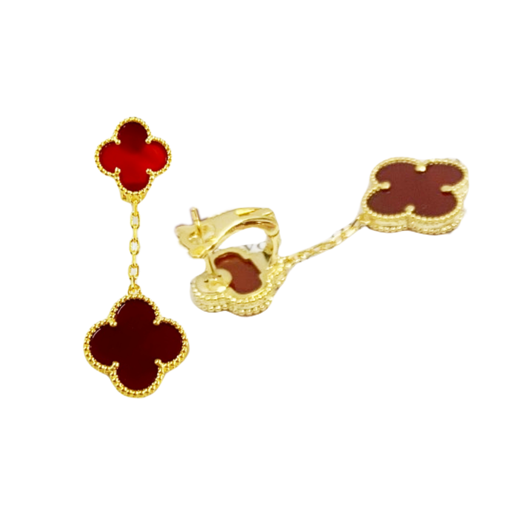 VCE033 VCA 2 Motifs Magic Alhambra earrings clip - ccjewelryacc