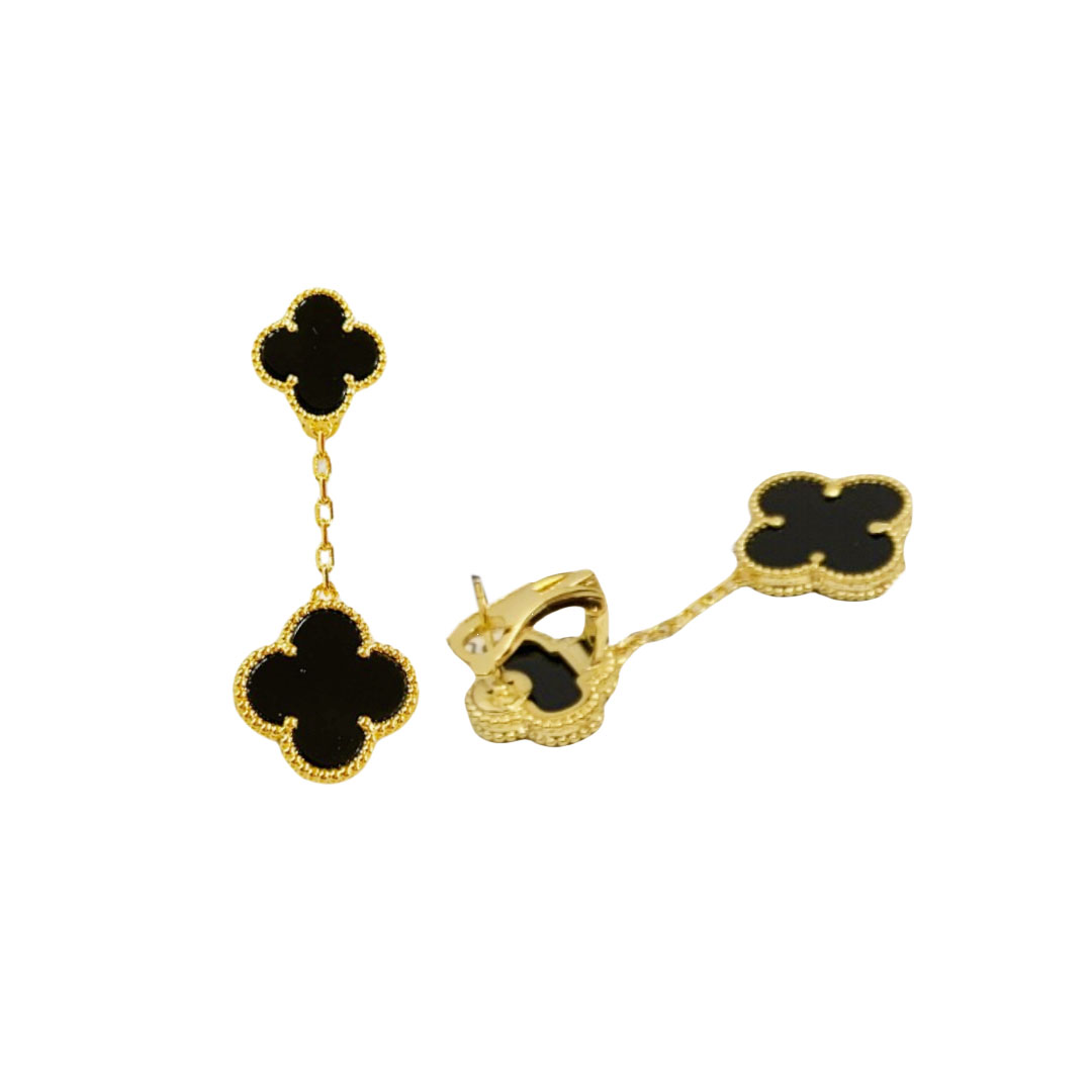 VCE033 VCA 2 Motifs Magic Alhambra earrings clip - ccjewelryacc
