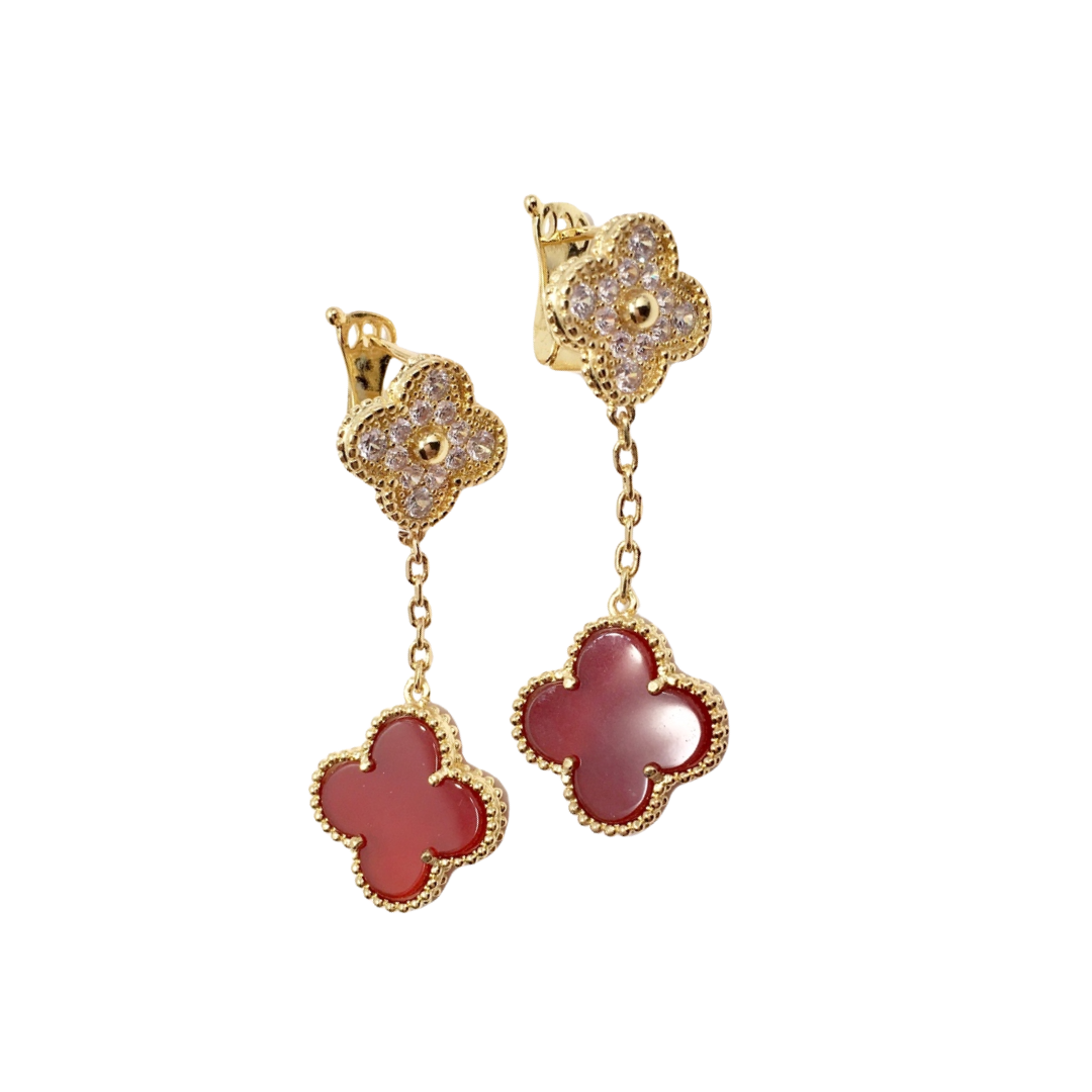 VCE001 VCA 2 motif magic alhambra earring clips - ccfashionjewelry