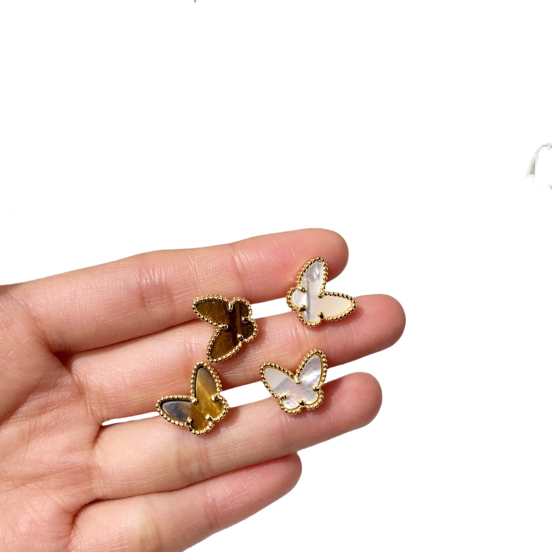 VCE031 VCA Sweet butterflies stud earrings - ccjewelryacc