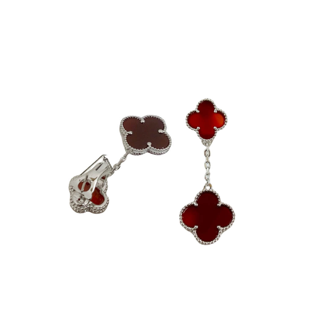 VCE033 VCA 2 Motifs Magic Alhambra earrings clip - ccjewelryacc