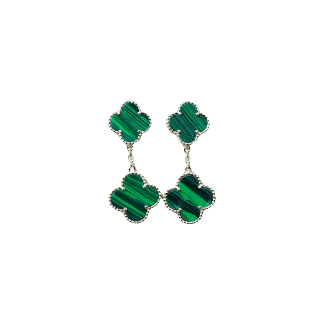 VCE010 VCA 2 Motifs Magic Alhambra Stud earrings - ccfashionjewelry