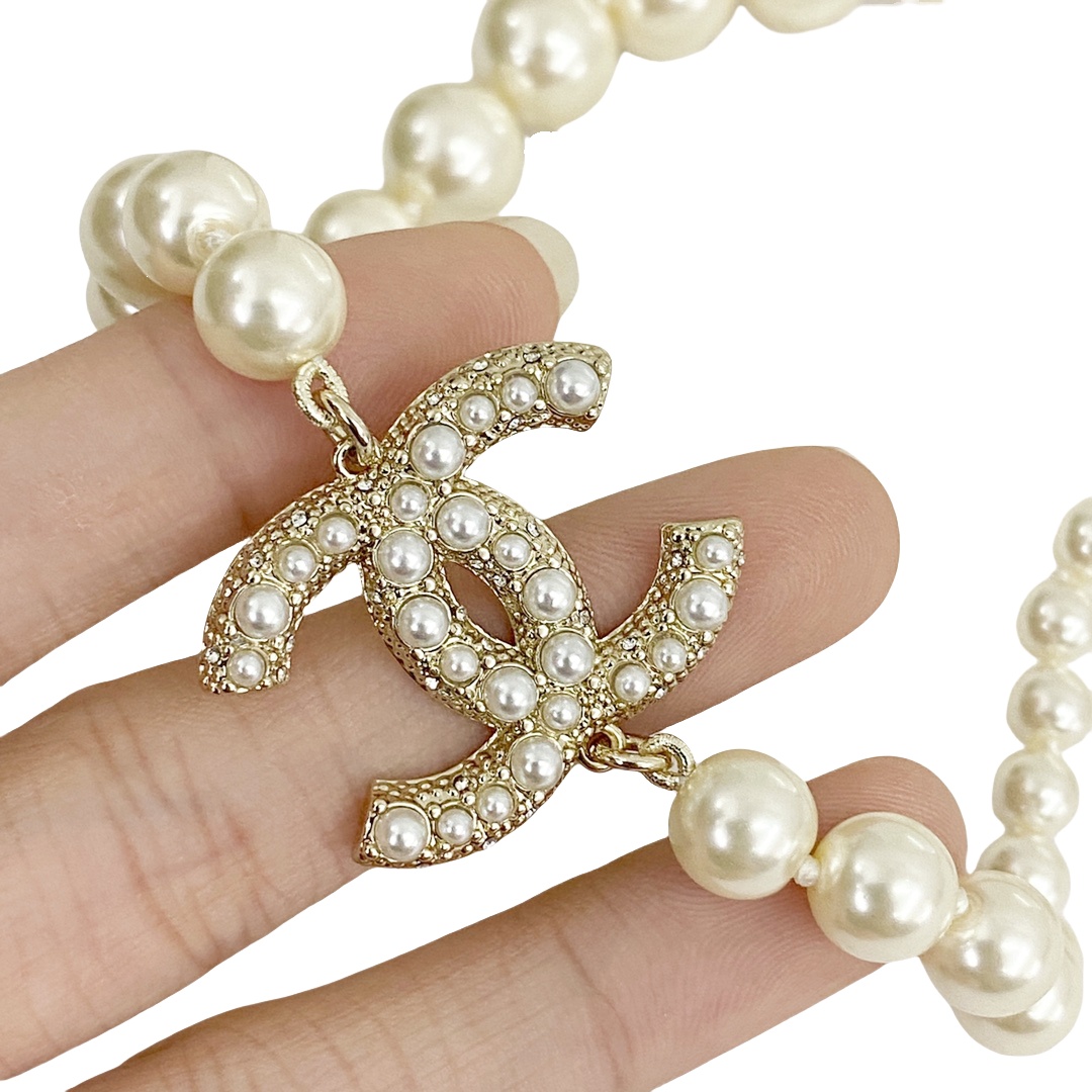 CCN081 100th anniversary pearl choker necklace - ccjewelryacc