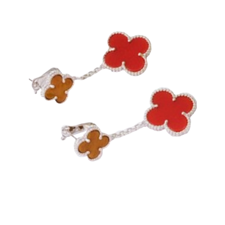 VCE033 VCA 2 Motifs Magic Alhambra earrings clip - ccjewelryacc