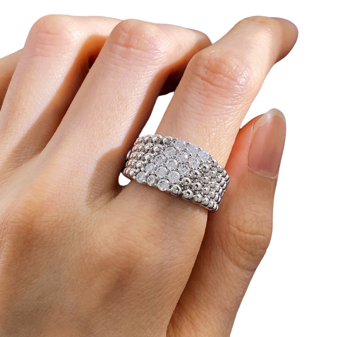 VCR009 VCA Perlee diamonds Ring - ccjewelryacc