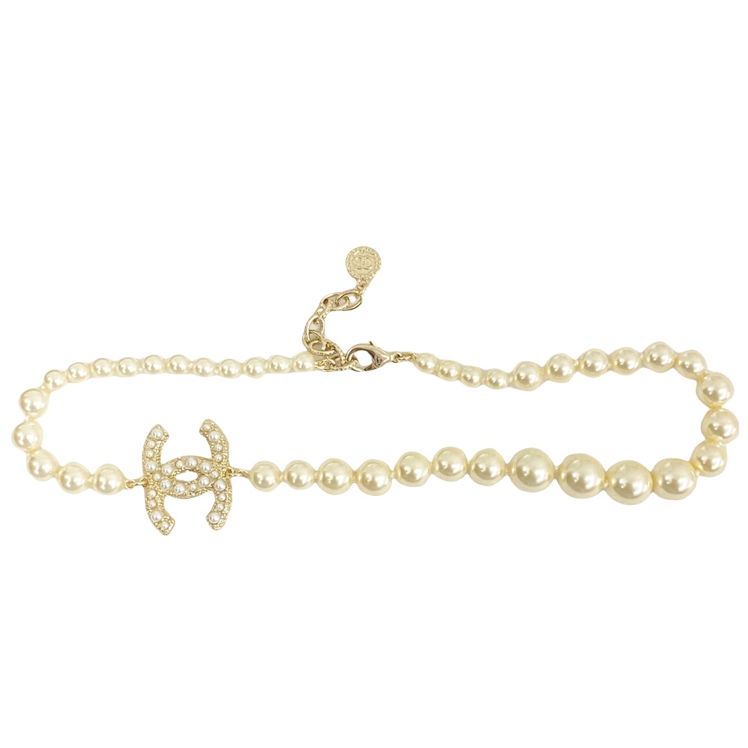 CCN081 100th anniversary pearl choker necklace - ccjewelryacc