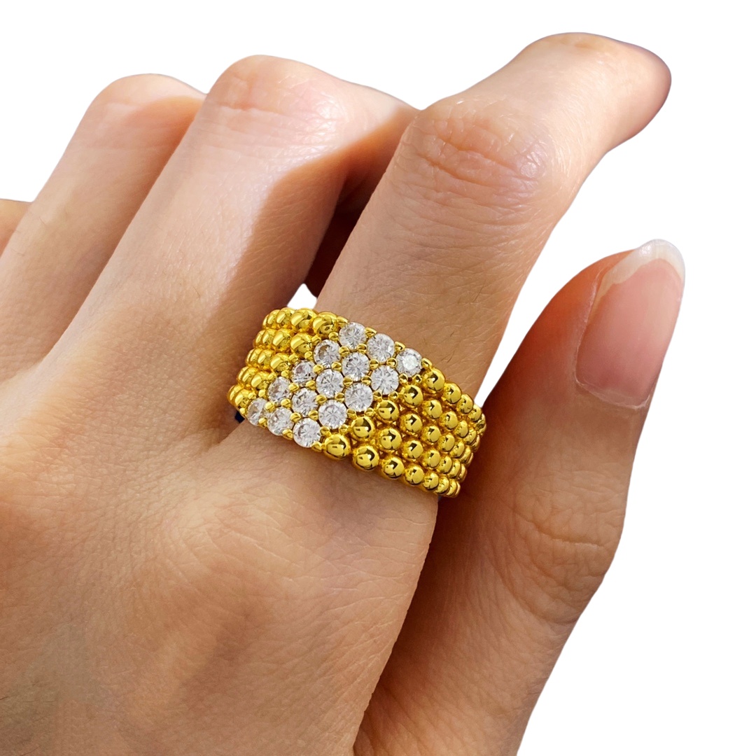 VCR009 VCA Perlee diamonds Ring - ccjewelryacc