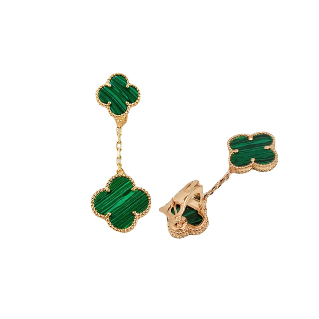 VCE033 VCA 2 Motifs Magic Alhambra earrings clip - ccjewelryacc