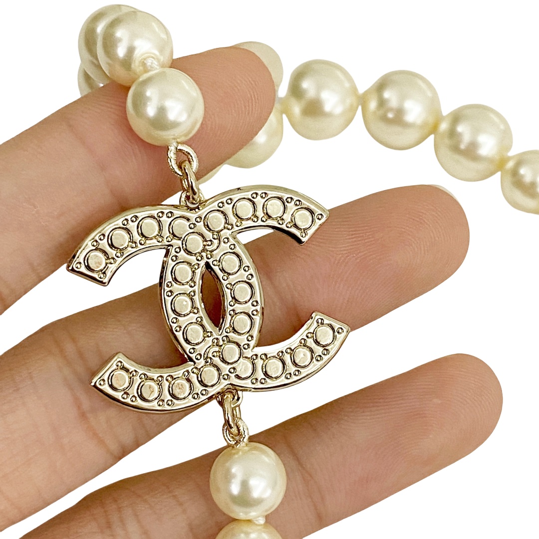 CCN081 100th anniversary pearl choker necklace - ccjewelryacc