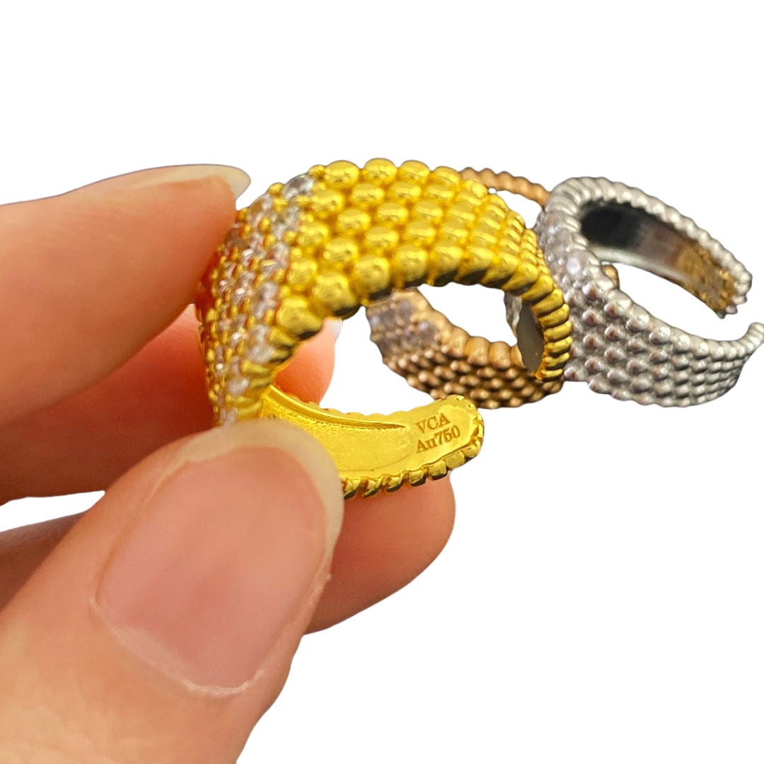 VCR009 VCA Perlee diamonds Ring - ccjewelryacc