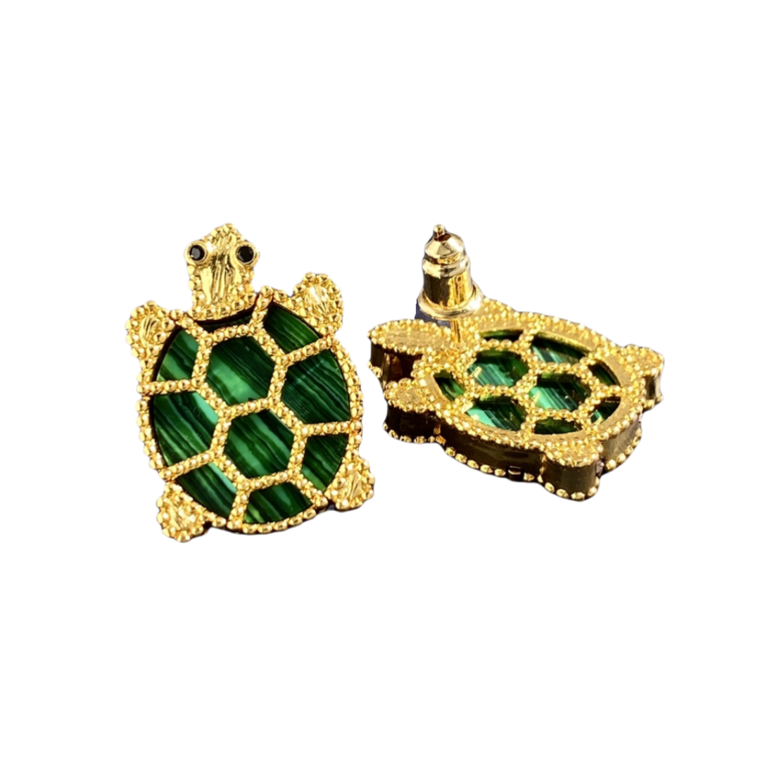 VCE004 VCA Owl hummingbird tortoise animal series stud earrings - ccjewelryacc