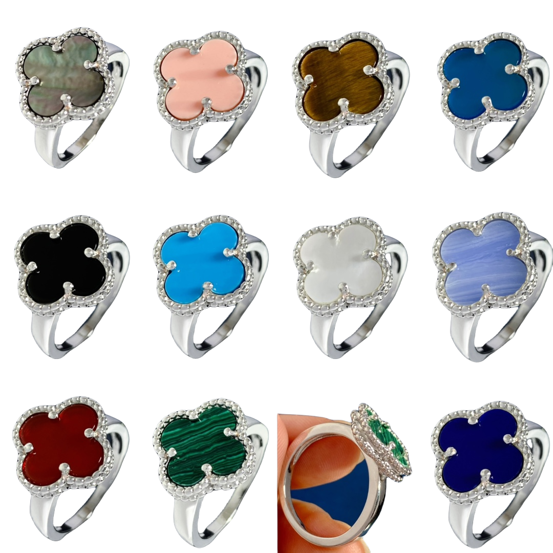 VCR006S VCA vintage alhambra Ring in White Gold - ccjewelryacc