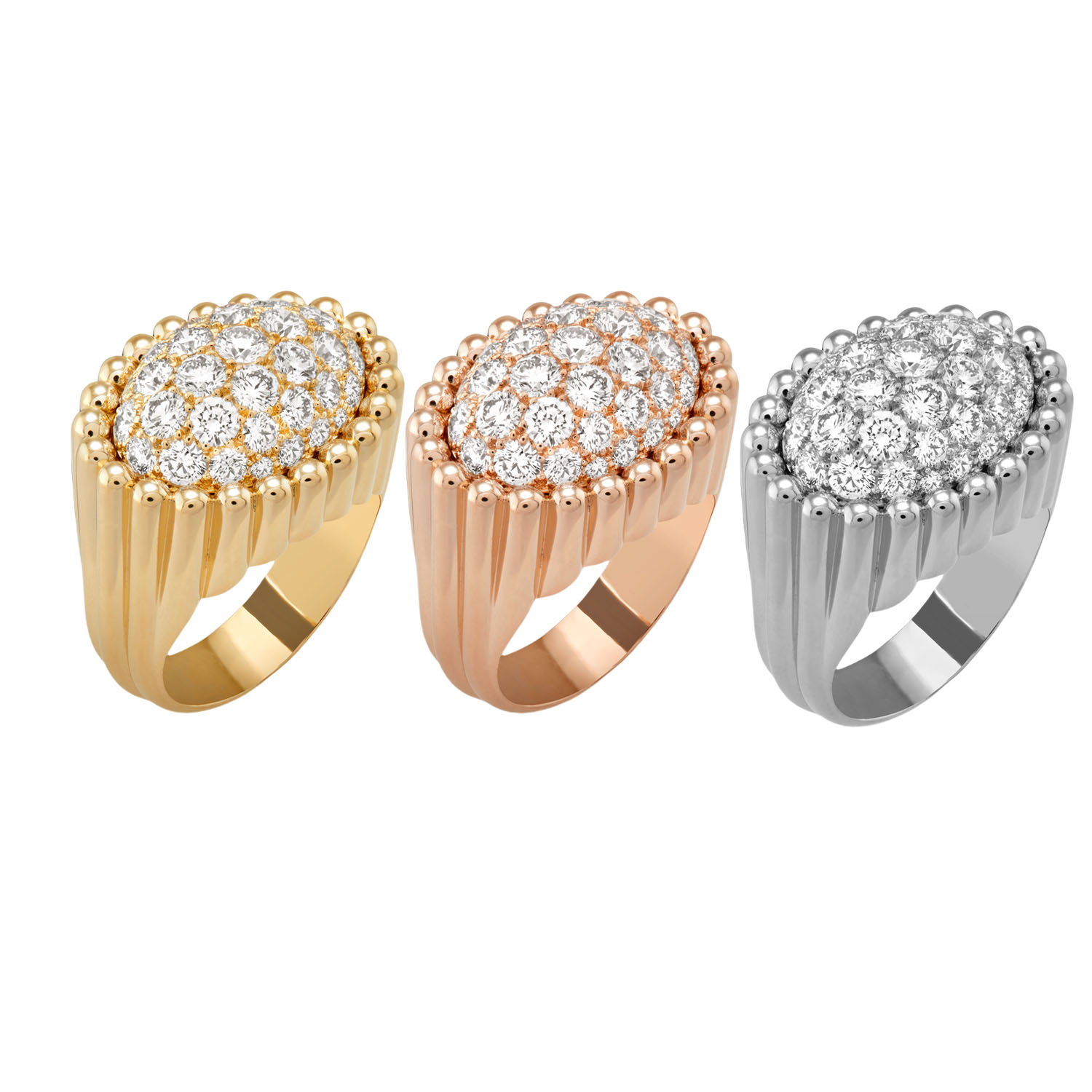 VCR010 VCA Perlee diamonds Ring - ccjewelryacc