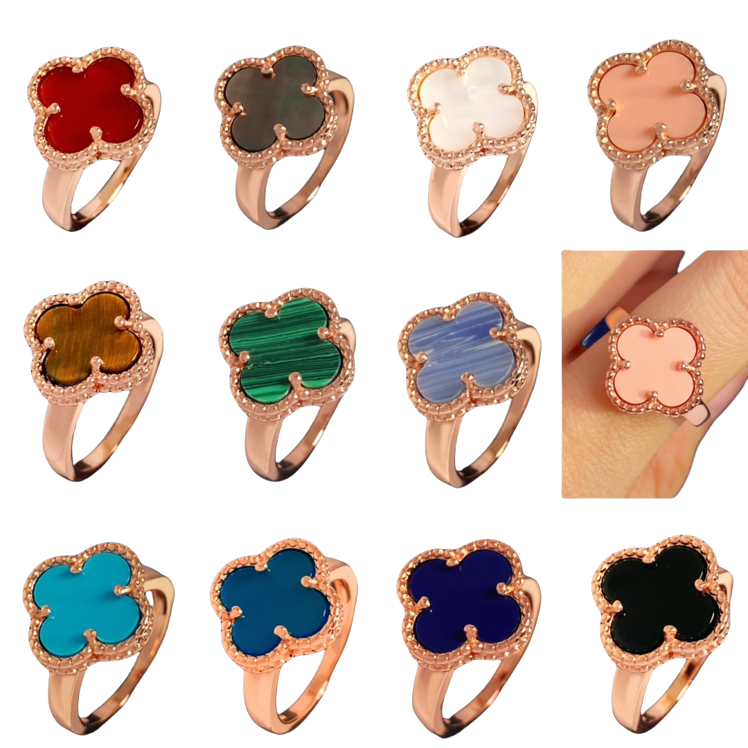 VCR006R VCA vintage alhambra Ring in Rose Gold - ccjewelryacc