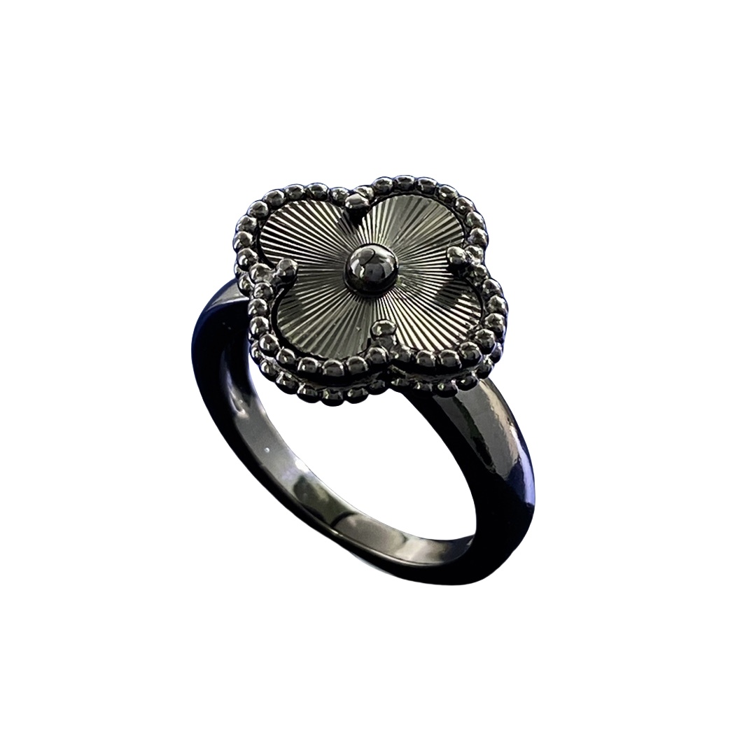 VCR005 VCA vintage alhambra black Ring - ccjewelryacc
