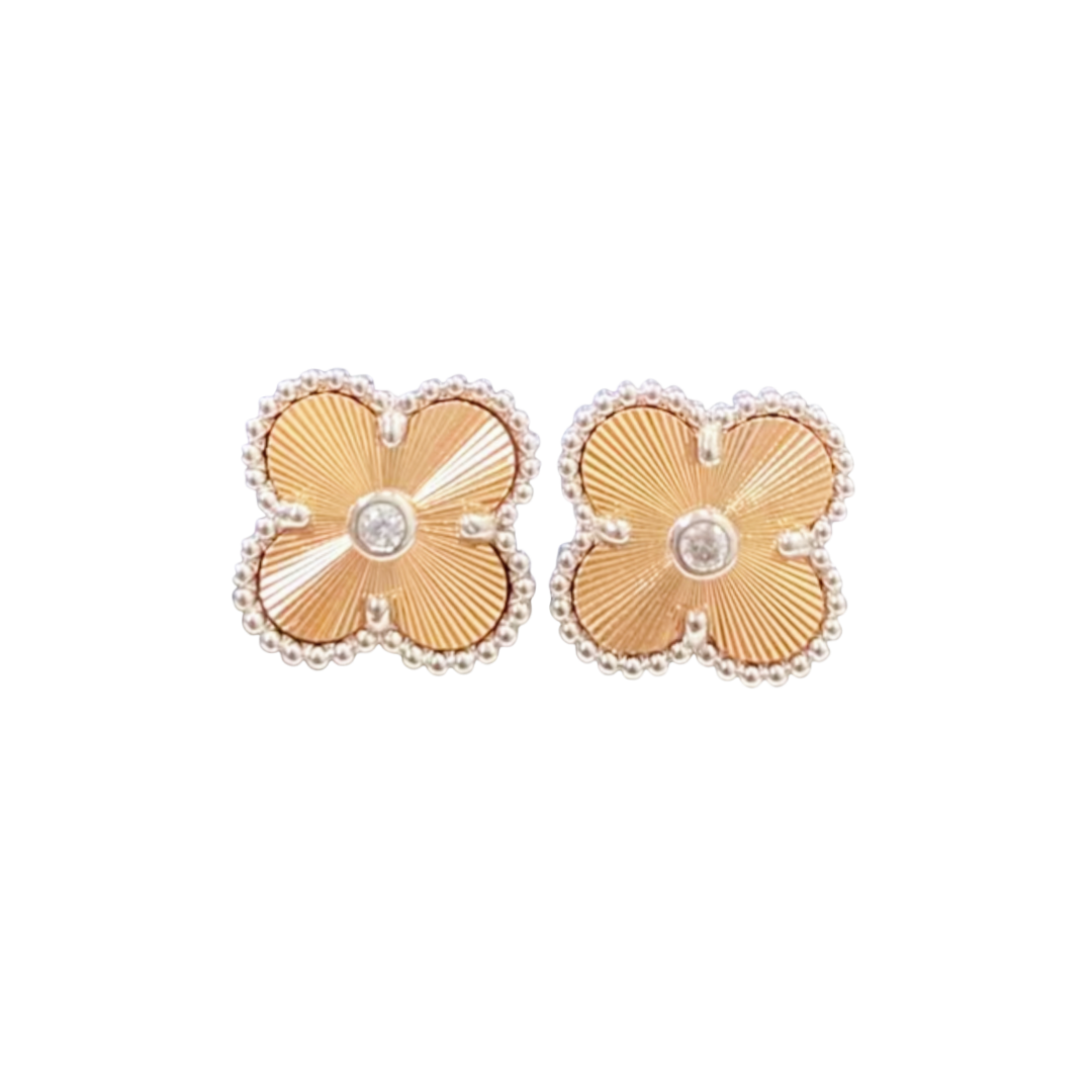 VCE045 VCA Two Tone 2024 Holiday earring - ccjewelryacc