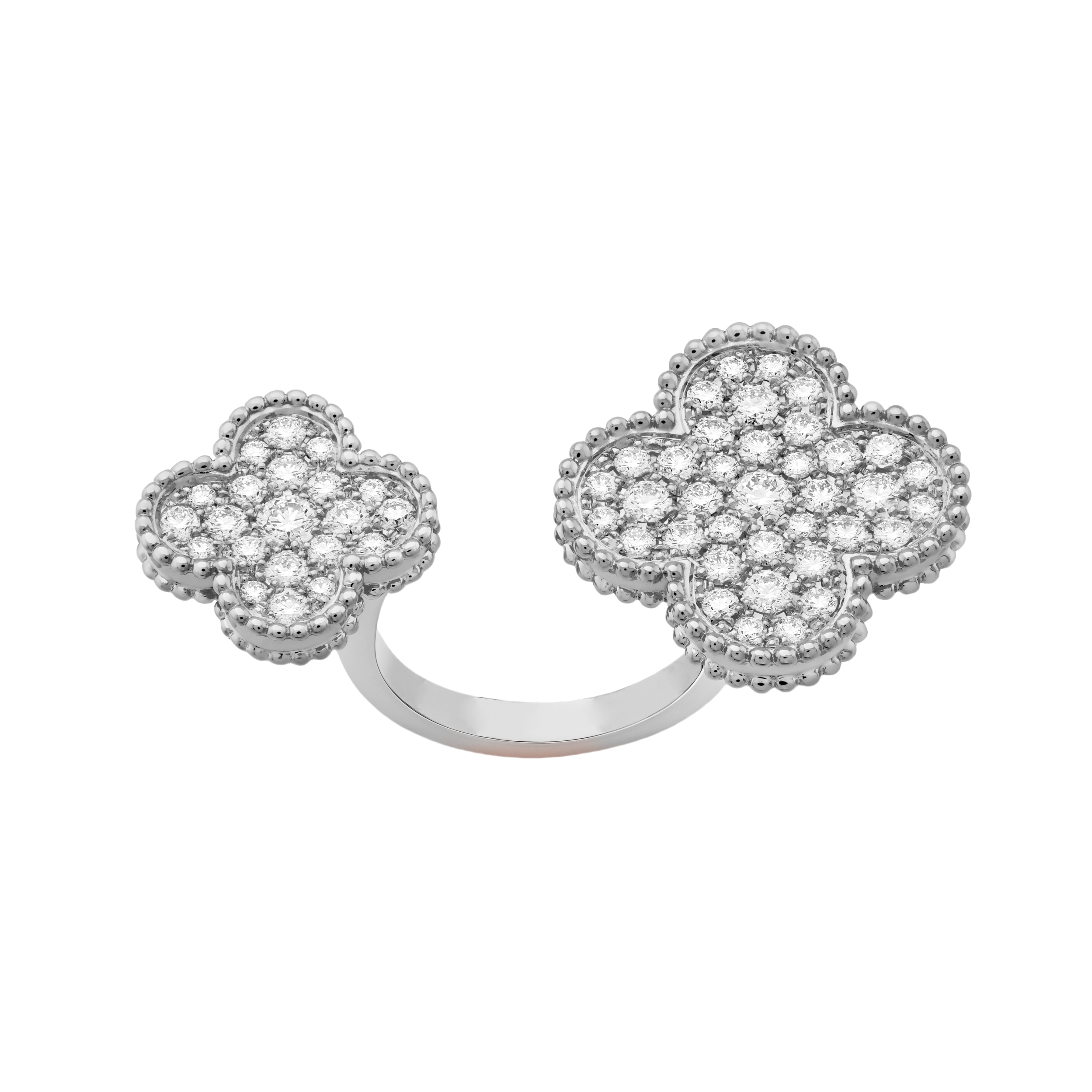 VCR007 VCA Diamond Magic Alhambra Between the Finger ring - ccjewelryacc