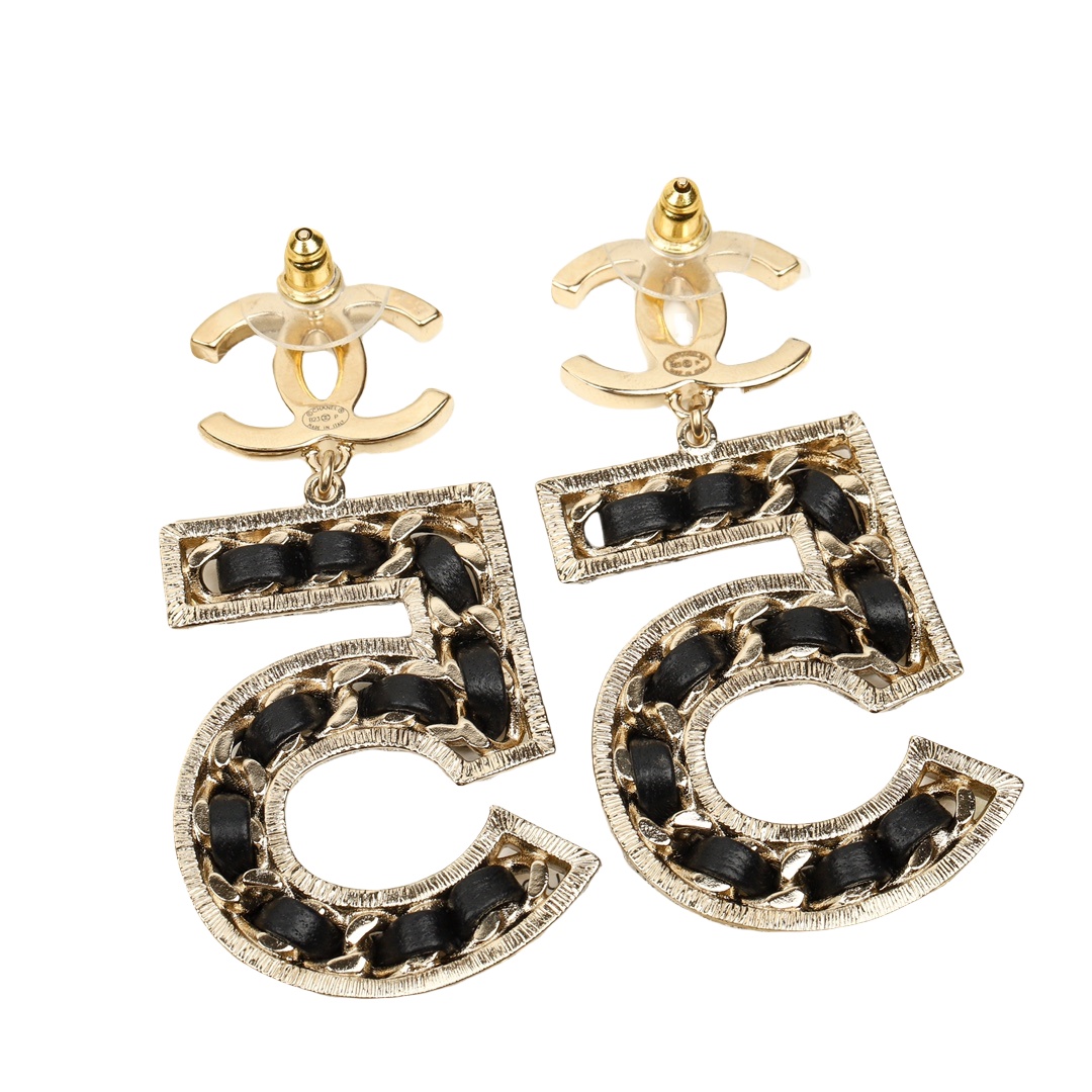 CCE007 CC Number 5 earrings - ccjewelryacc