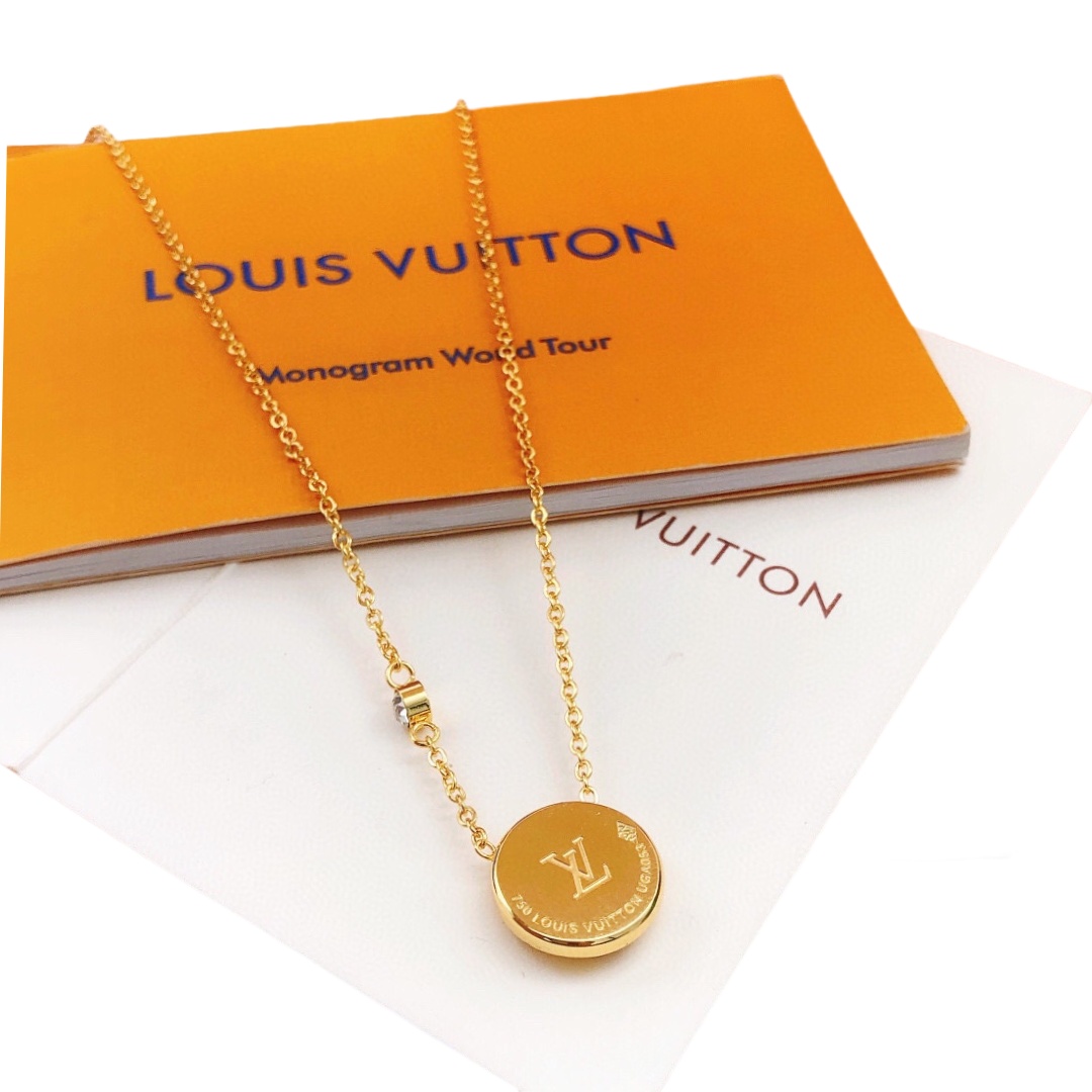 LVN036 Vuitton Color Blossom Bb Sun Carnelian necklace - ccjewelryacc