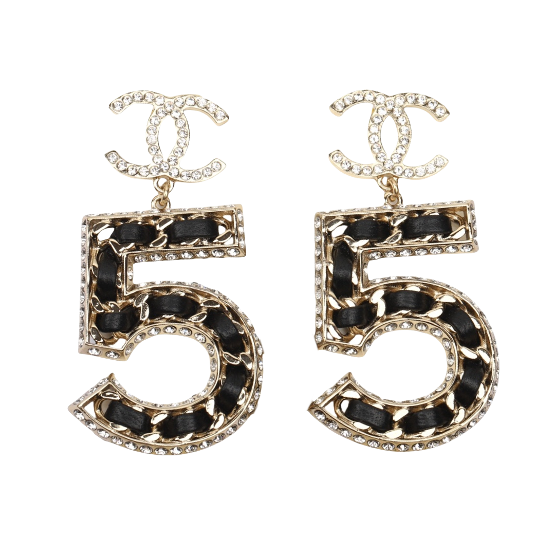 CCE007 CC Number 5 earrings - ccjewelryacc