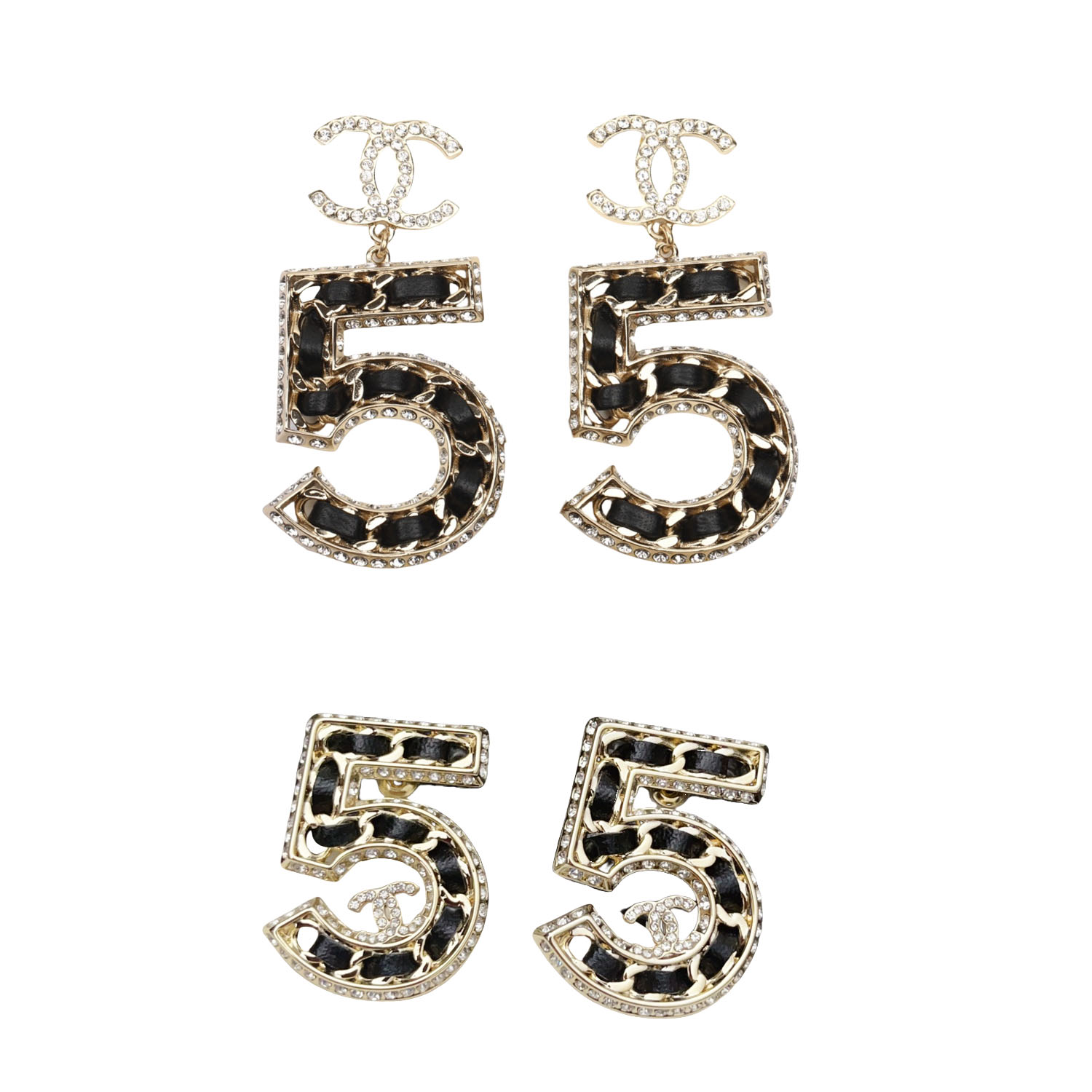 CCE007 CC Number 5 earrings - ccjewelryacc