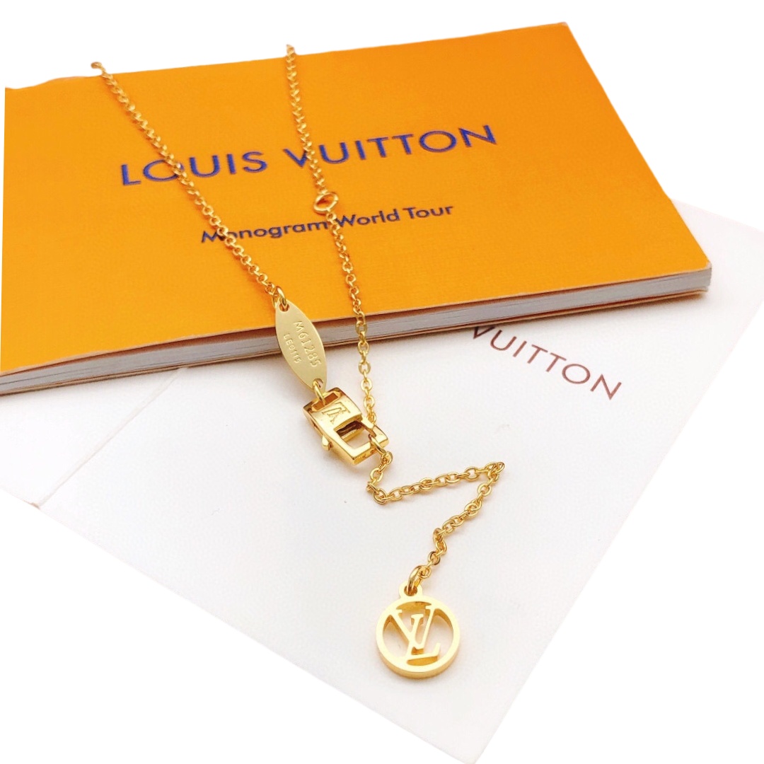 LVN036 Vuitton Color Blossom Bb Sun Carnelian necklace - ccjewelryacc