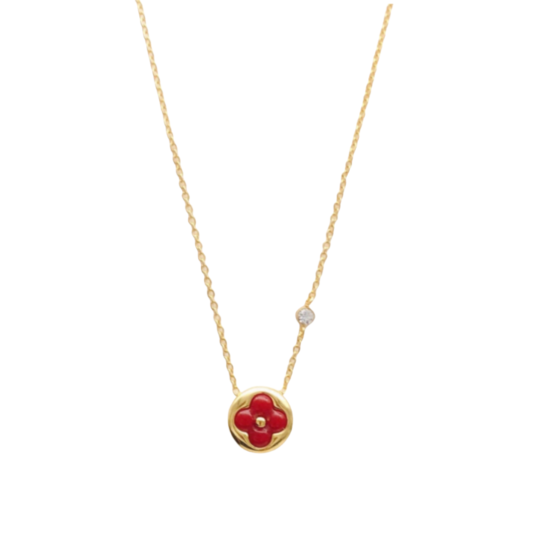 LVN036 Vuitton Color Blossom Bb Sun Carnelian necklace - ccfashionjewelry