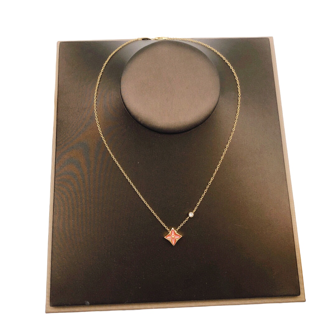 LVN010 VL Color Blossom NECKLACE - ccjewelryacc