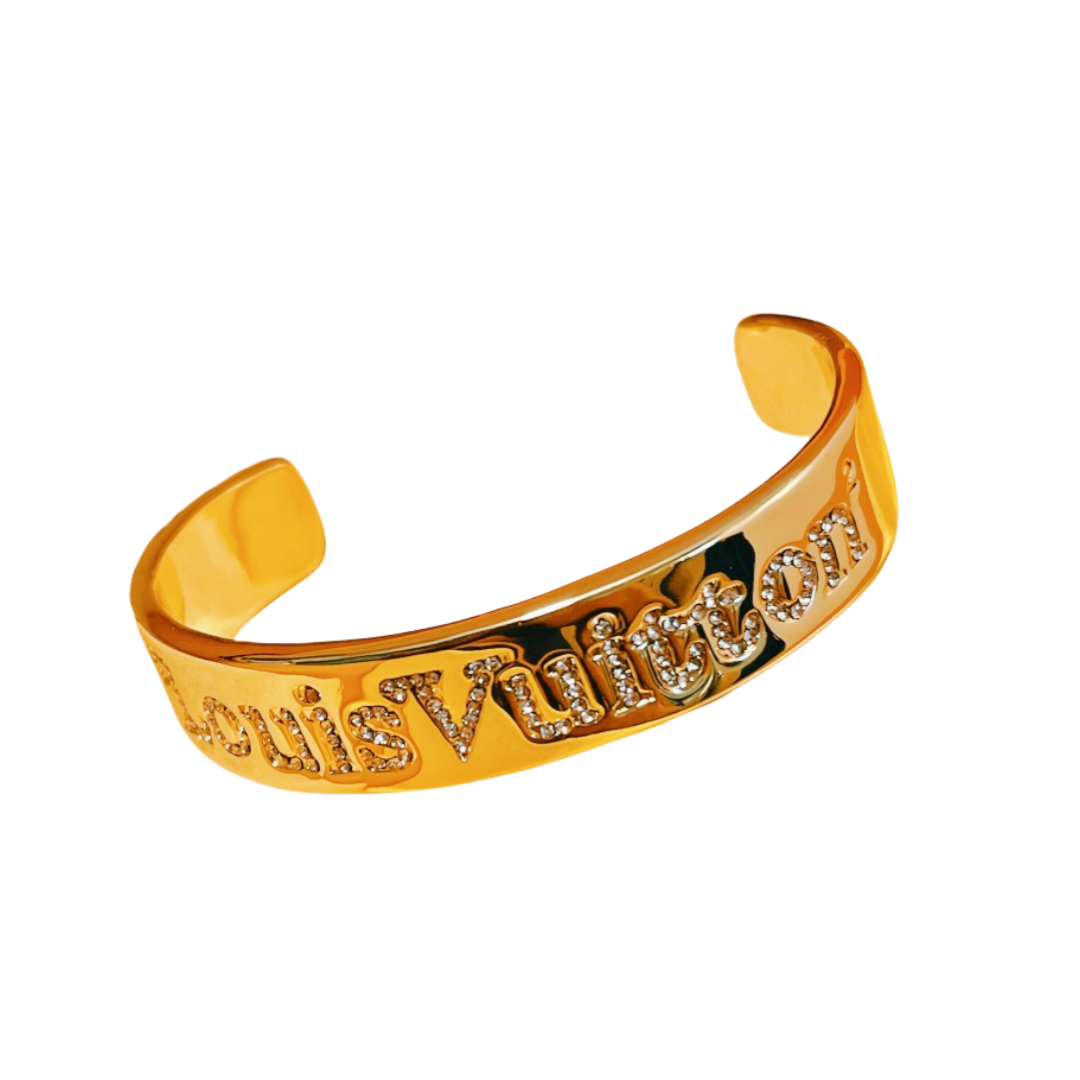 LVS067 Gold MP2693 Squared lv bracelet By Nigo for men women - ccjewelryacc