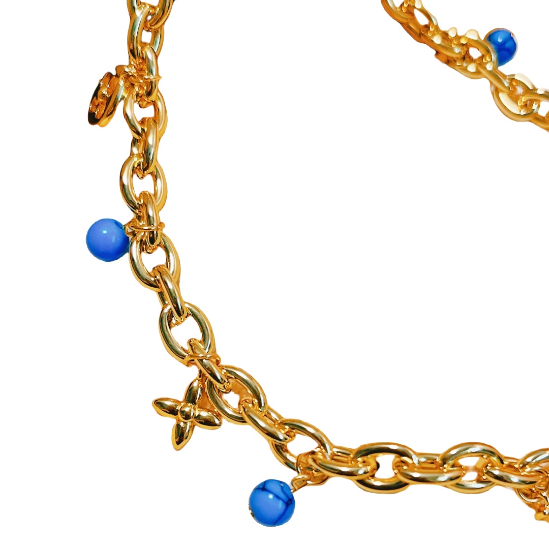 LVN061 My LV Pearl Necklace - ccjewelryacc