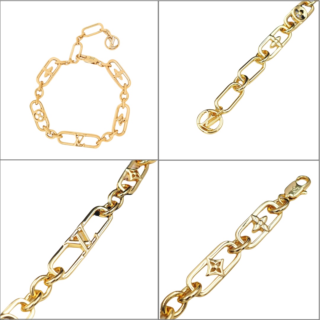 LVS076 M0980A My LV Chain bracelet for men women - ccjewelryacc