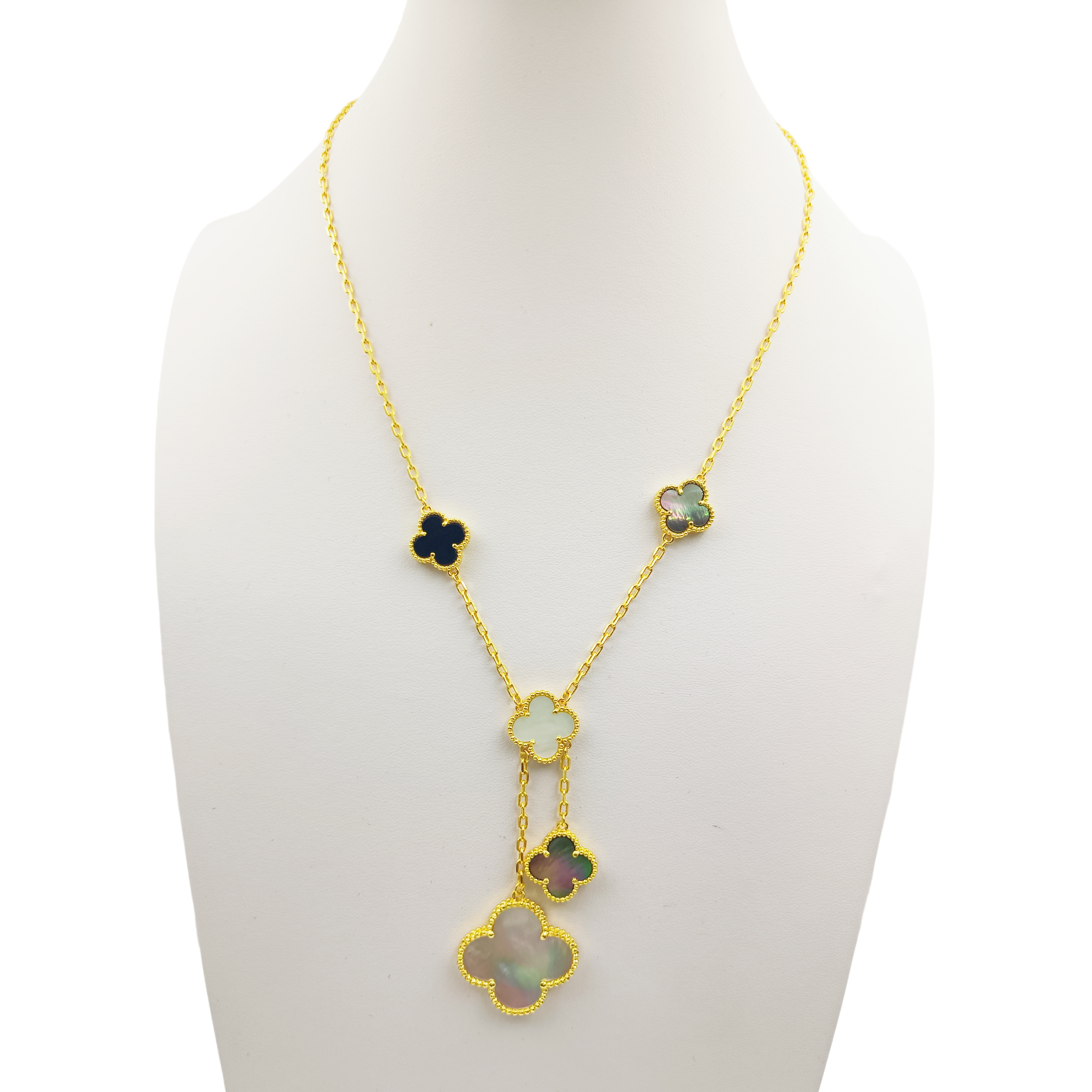 VCN011 Vca 6 motif magic alhambra necklace - ccjewelryacc