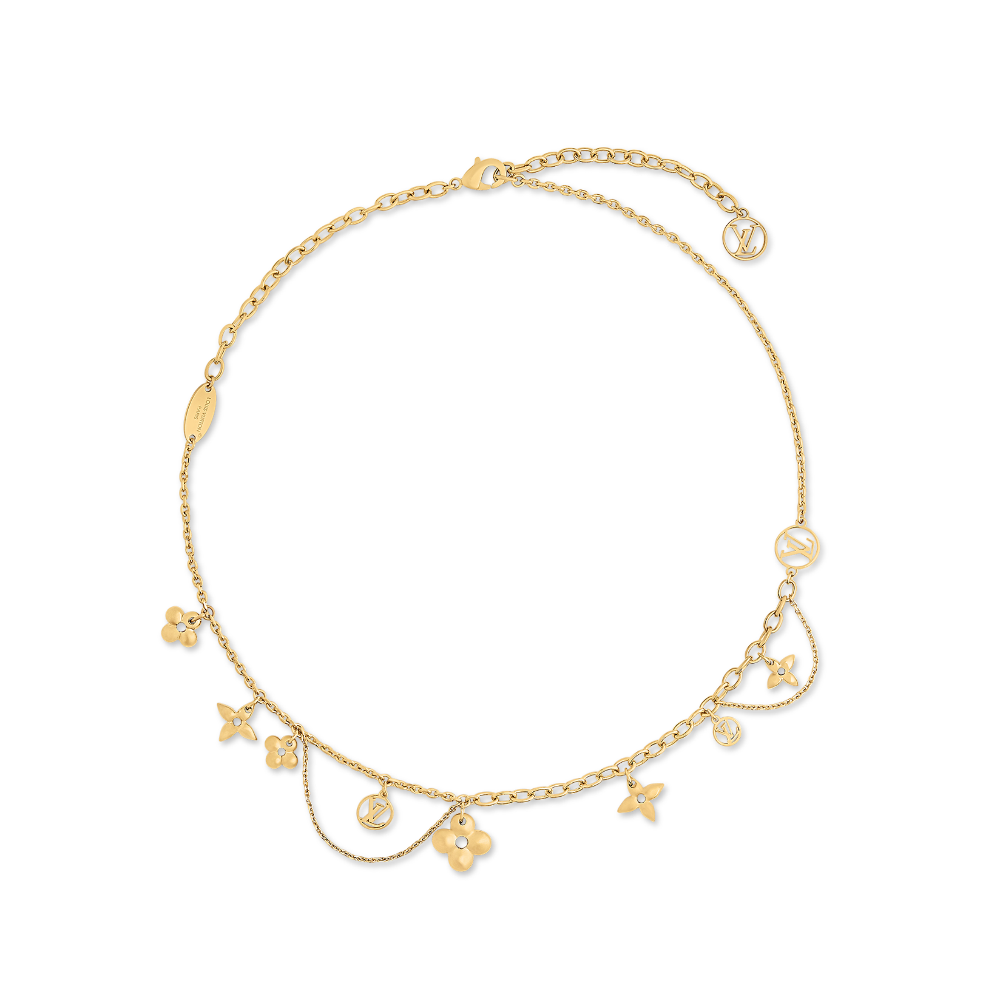 LVN069 gold M90736 Blooming Supple Necklace - ccjewelryacc