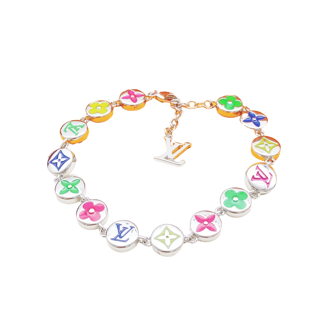 LVS077 Louis Monogram Party Bracelet - ccjewelryacc