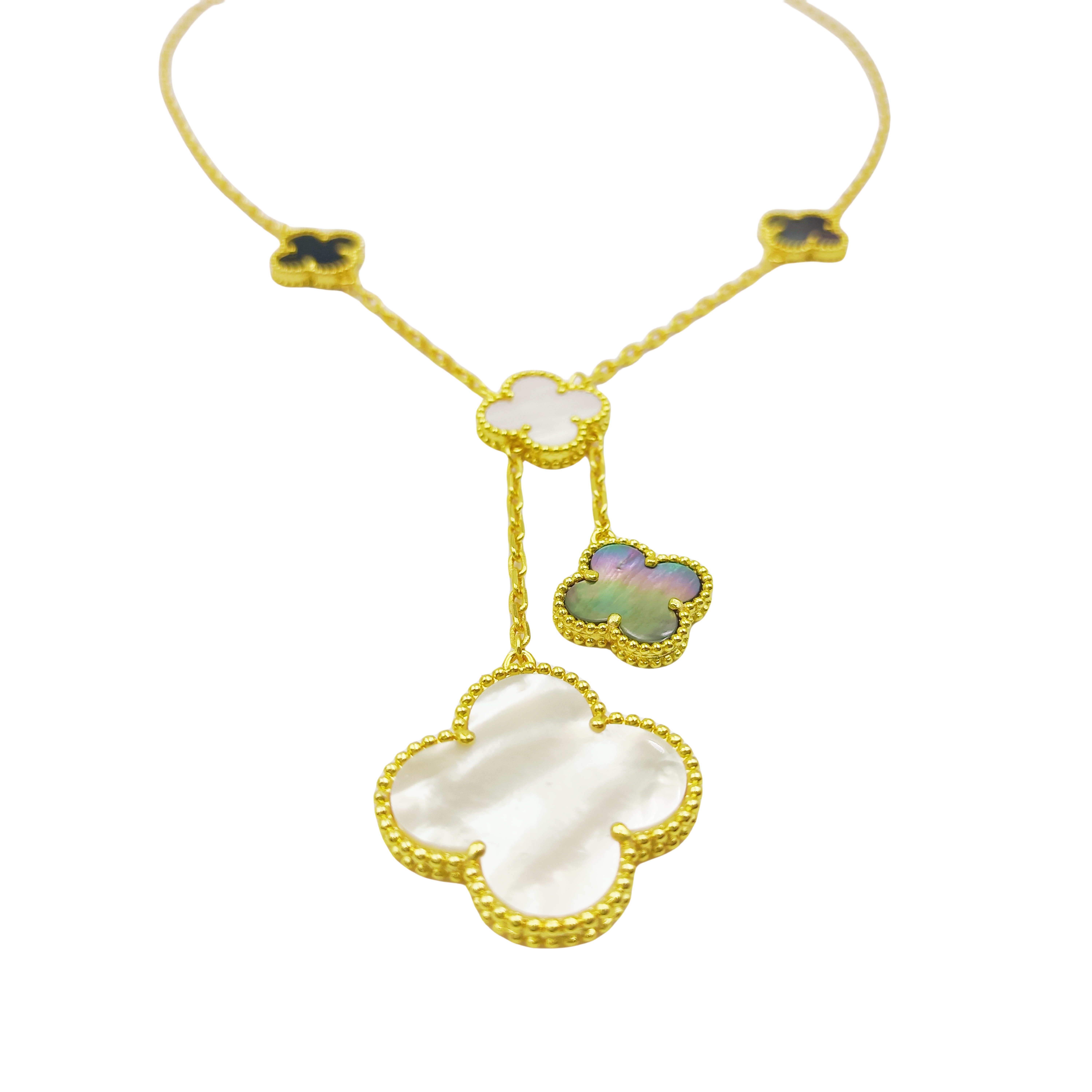 VCN011 Vca 6 motif magic alhambra necklace - ccjewelryacc