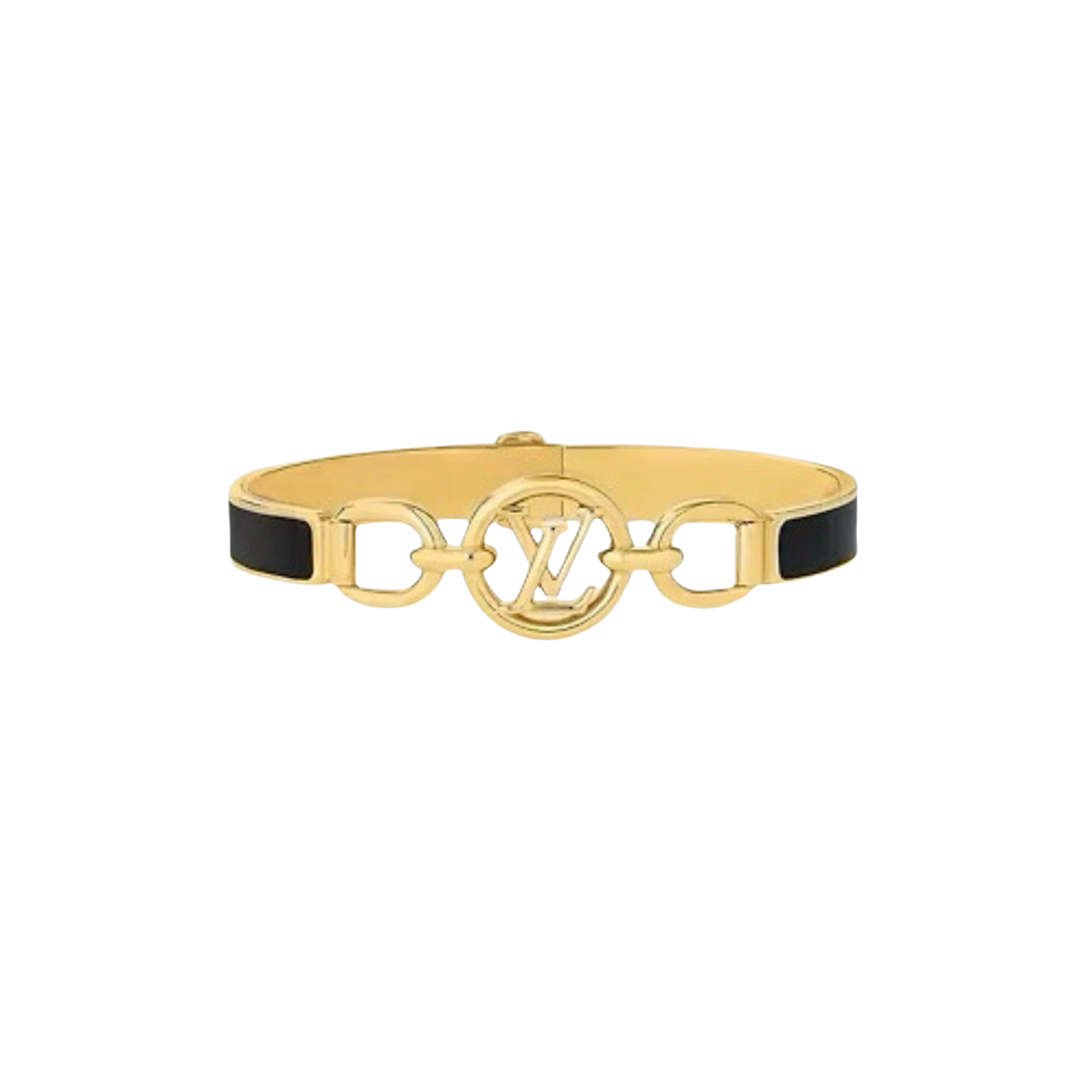 LVS062 Gold Metal enamel LV Circle Prime Bracelet For men women - ccjewelryacc