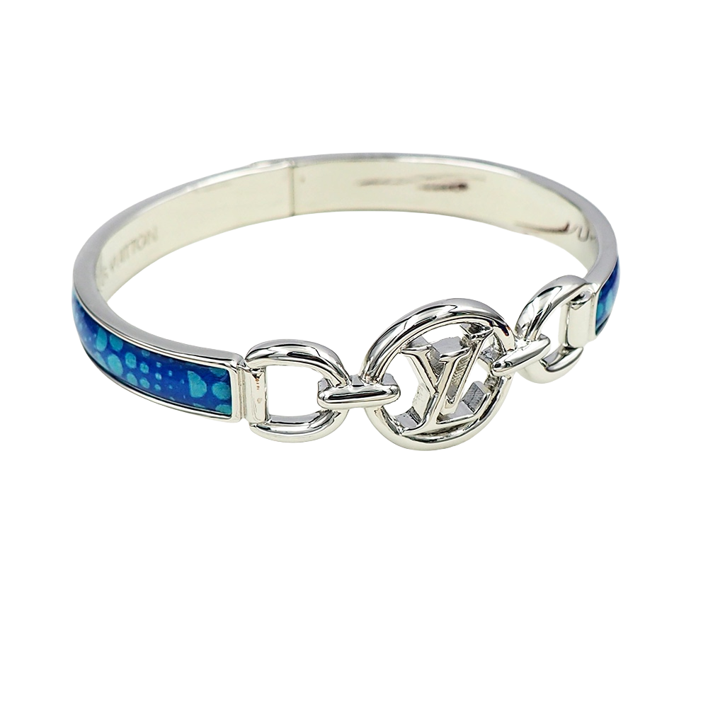 LVS074 LV x YK Hang it enamel bracelet For men women - ccjewelryacc