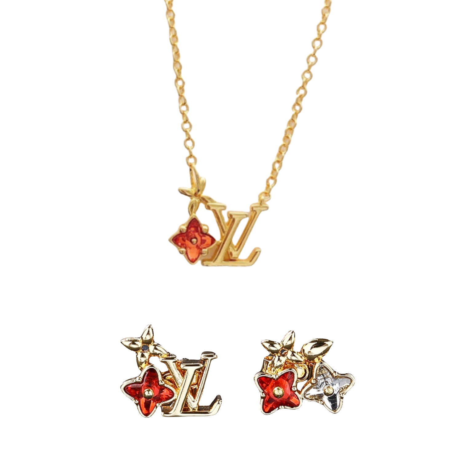 LVN092  LV M00783 Loulougram Necklace - ccjewelryacc