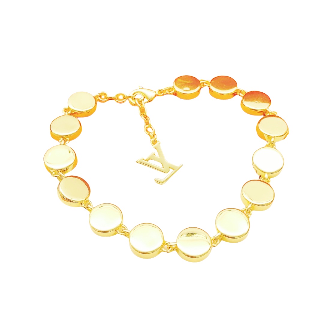 LVS077 Louis Monogram Party Bracelet - ccjewelryacc