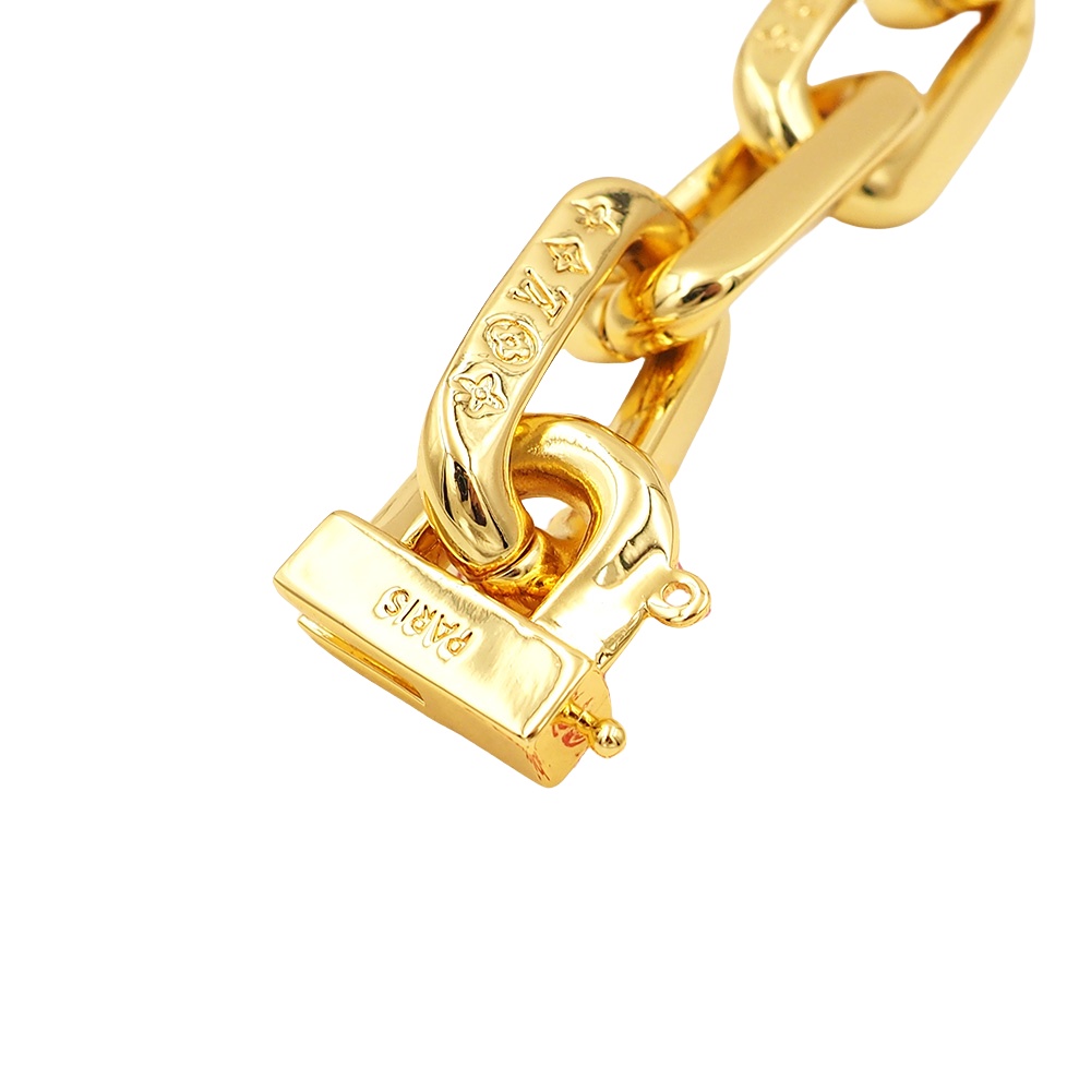 LVS072 MP3008 LV Edge MM Bracelet Gold for men women - ccjewelryacc