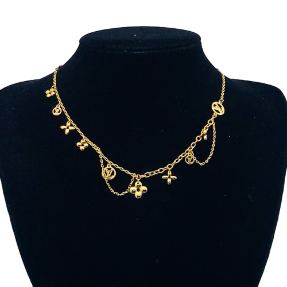 LVN069 gold M90736 Blooming Supple Necklace - ccjewelryacc