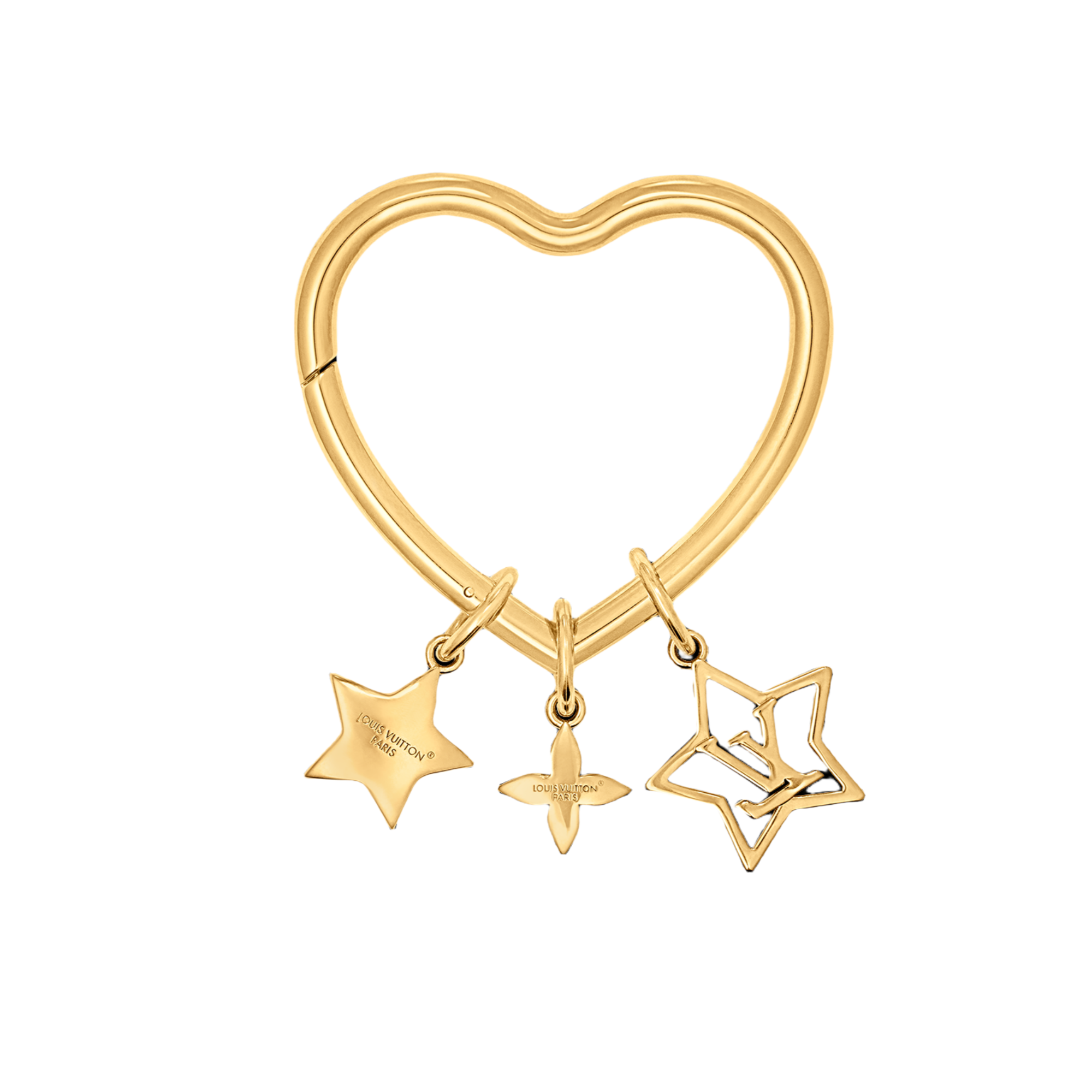 LVK106 M01358 LV Constellation Heart Stars charm keychan for bag accessories - ccjewelryacc