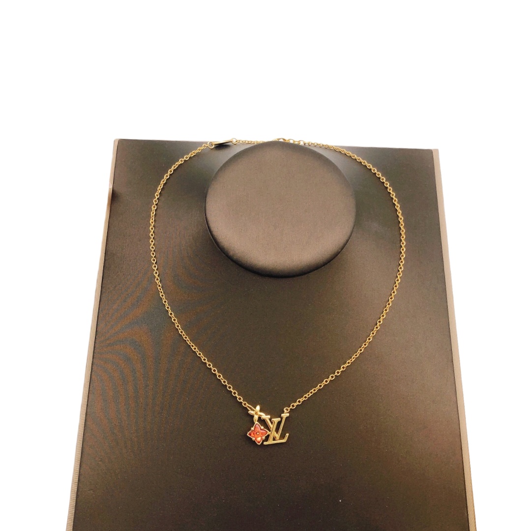 LVN092  LV M00783 Loulougram Necklace - ccjewelryacc